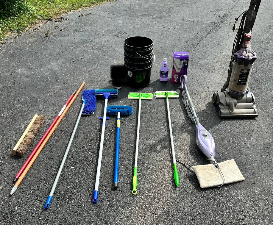 Lot of Cleaning Products