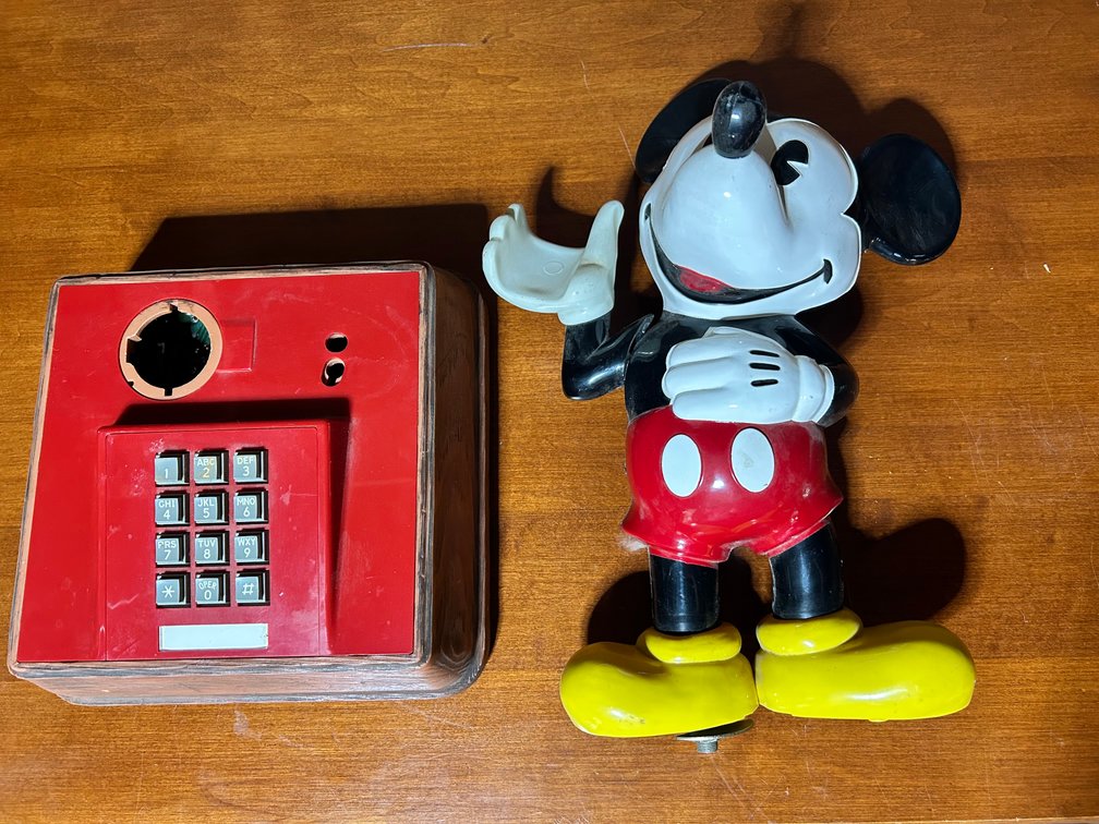 The Mickey Mouse Phone - PARTS OR REPAIR