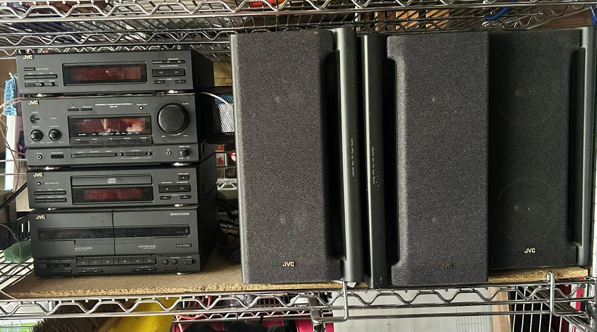 JVC Stereo System w/4 Speakers
