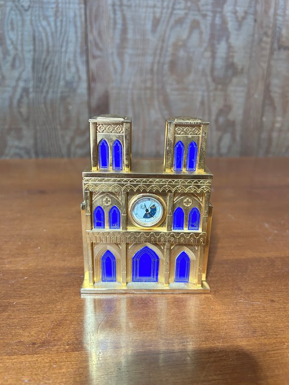 Unboxed Bulova Cathedral Mini Clock