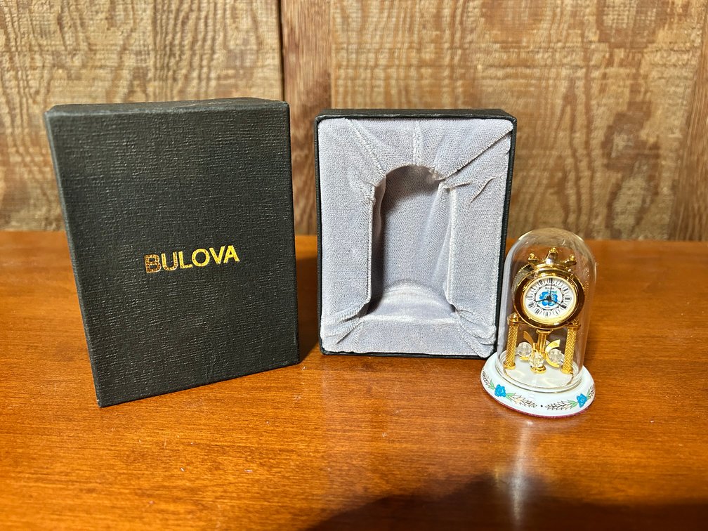 Bulova Anniversary Torsion Mini Clock