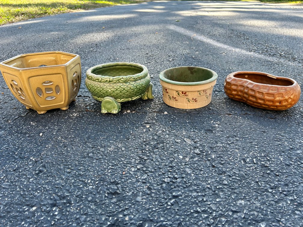 4 Ceramic Planters