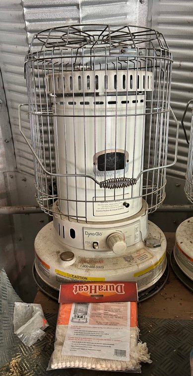 Vintage Dyno Glo Space Heater LOT B