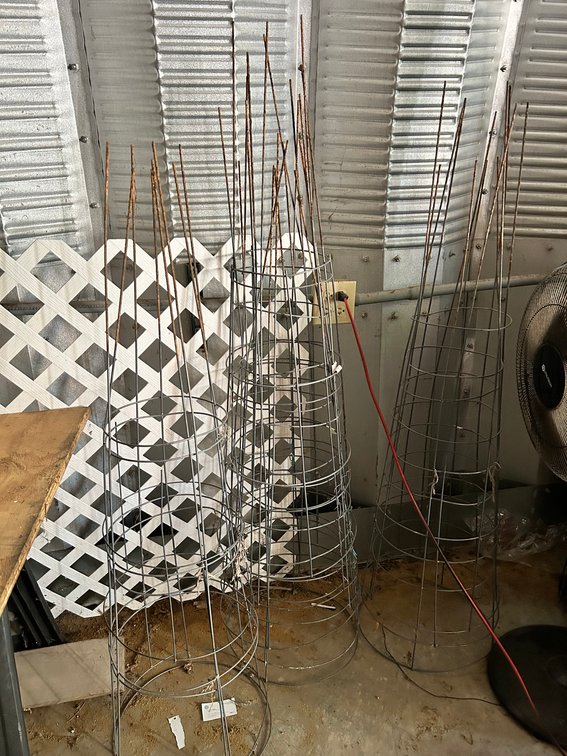 Large Lot of Tomato Cages