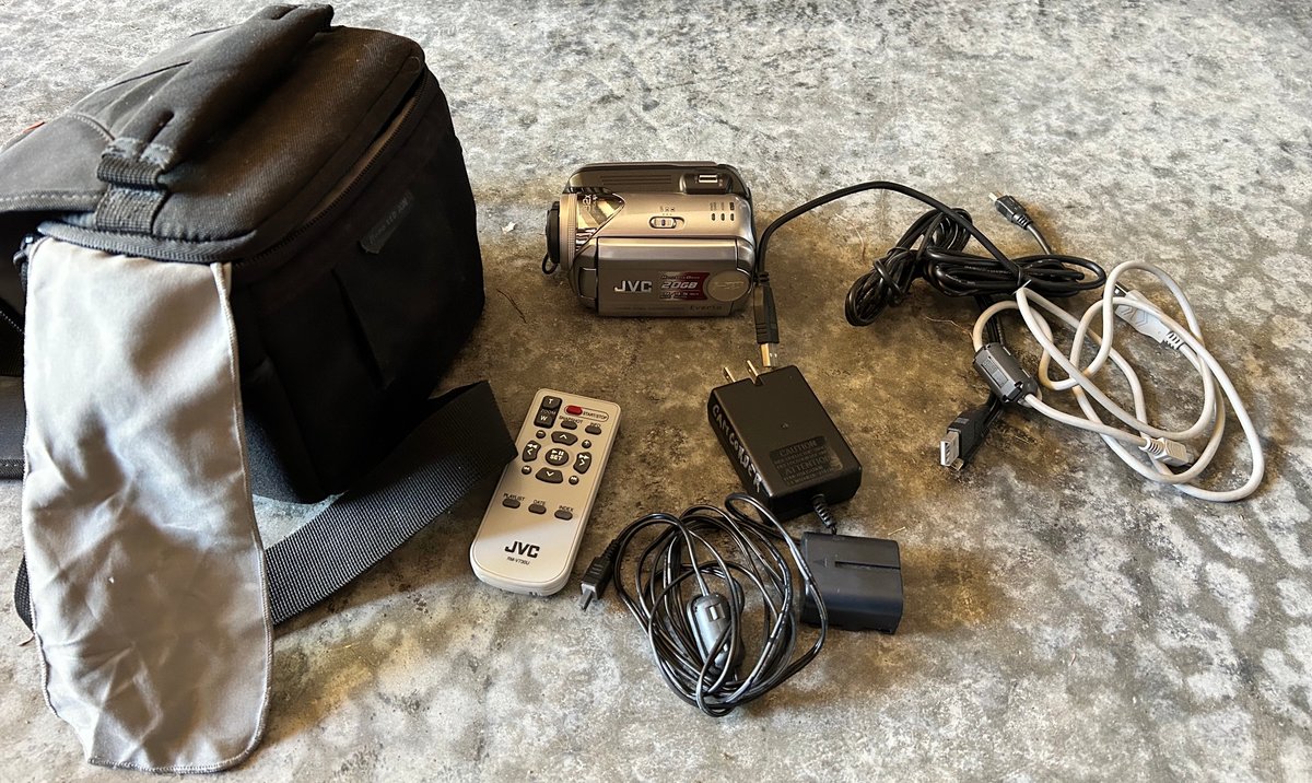 JVC Everio Hard Disc Camcorder - untested