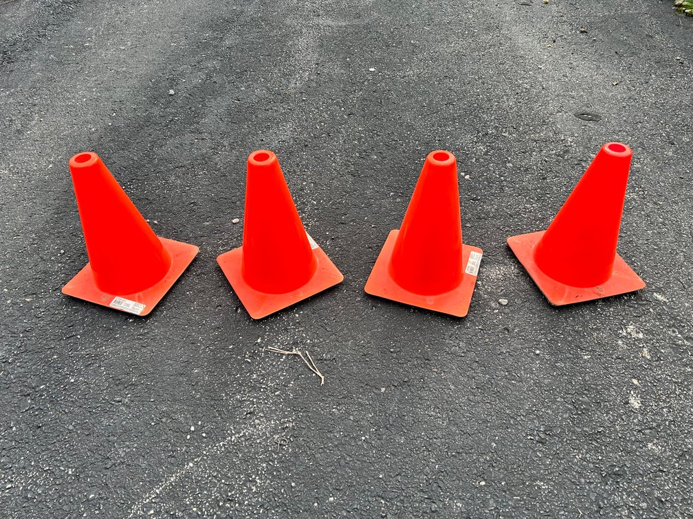 4 Traffic Cones