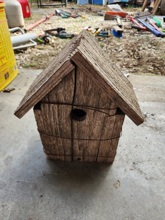 Wooden Birdhouse, Handmade