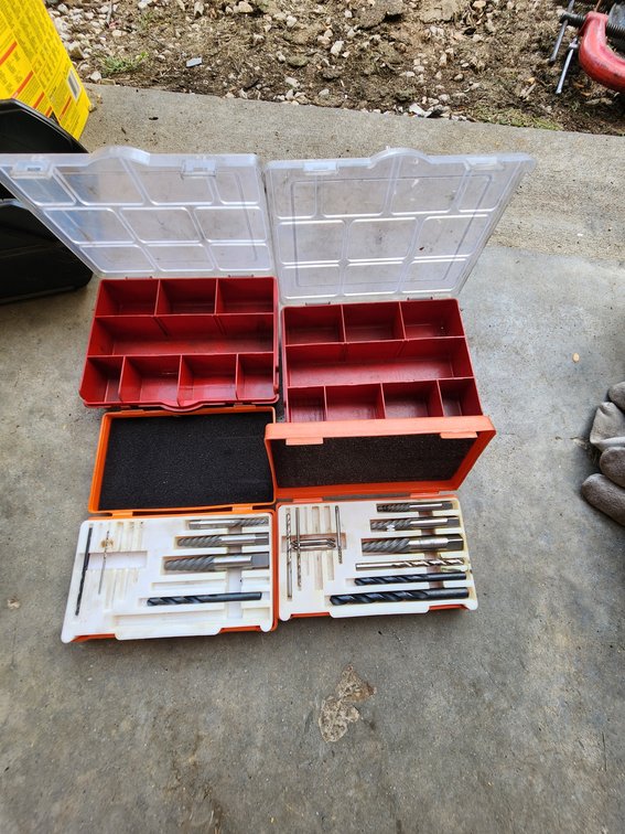2 Tool Organizers with Two Drill Bit Kits
