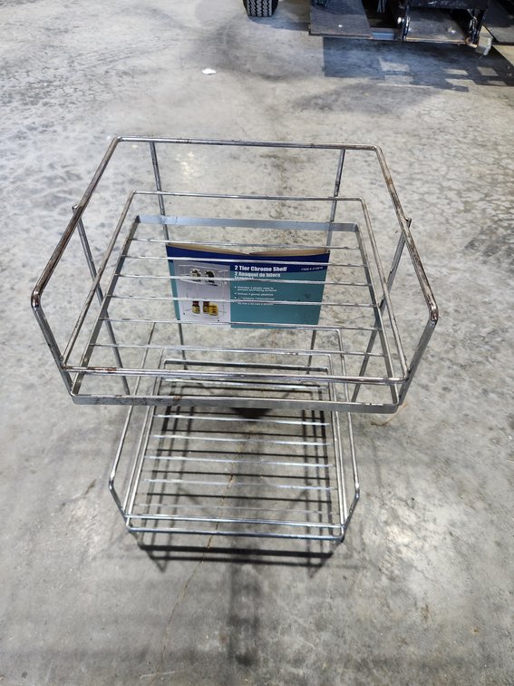 2 Tier Chrome Shelf