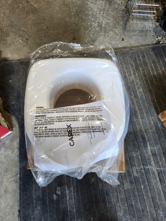 New Carex Economy Raised Toilet Seat