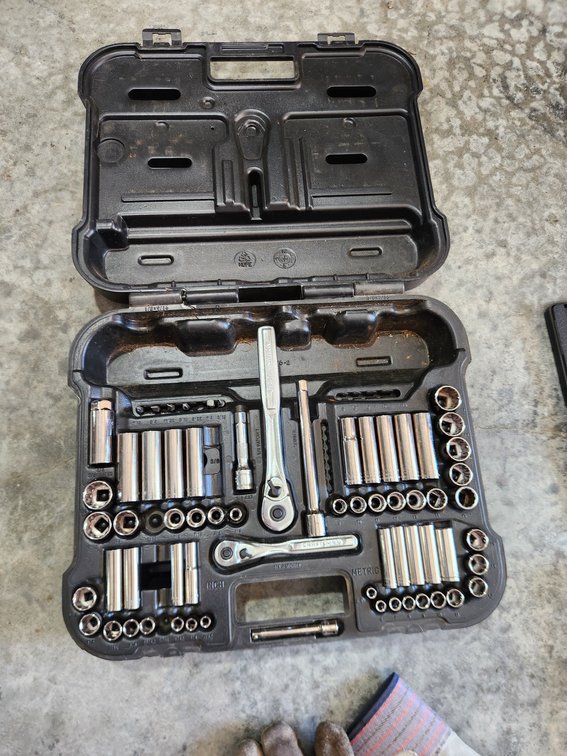 Socket Wrench Set. Missing Sockets
