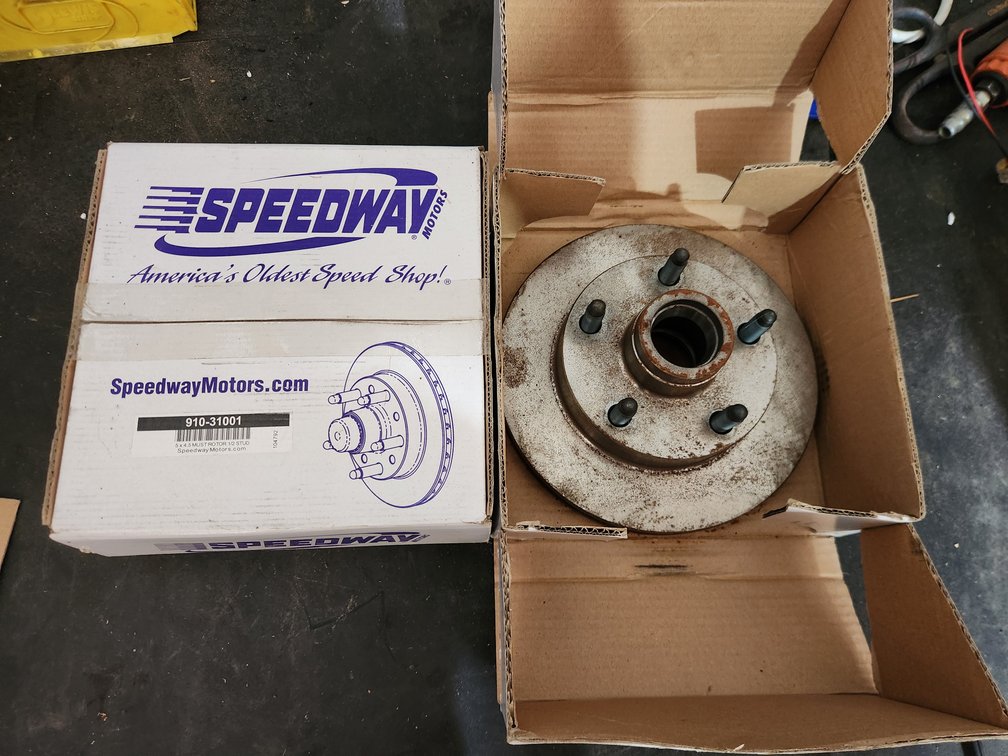 Disc Brake Rotors Two Rotors w/ Spindles