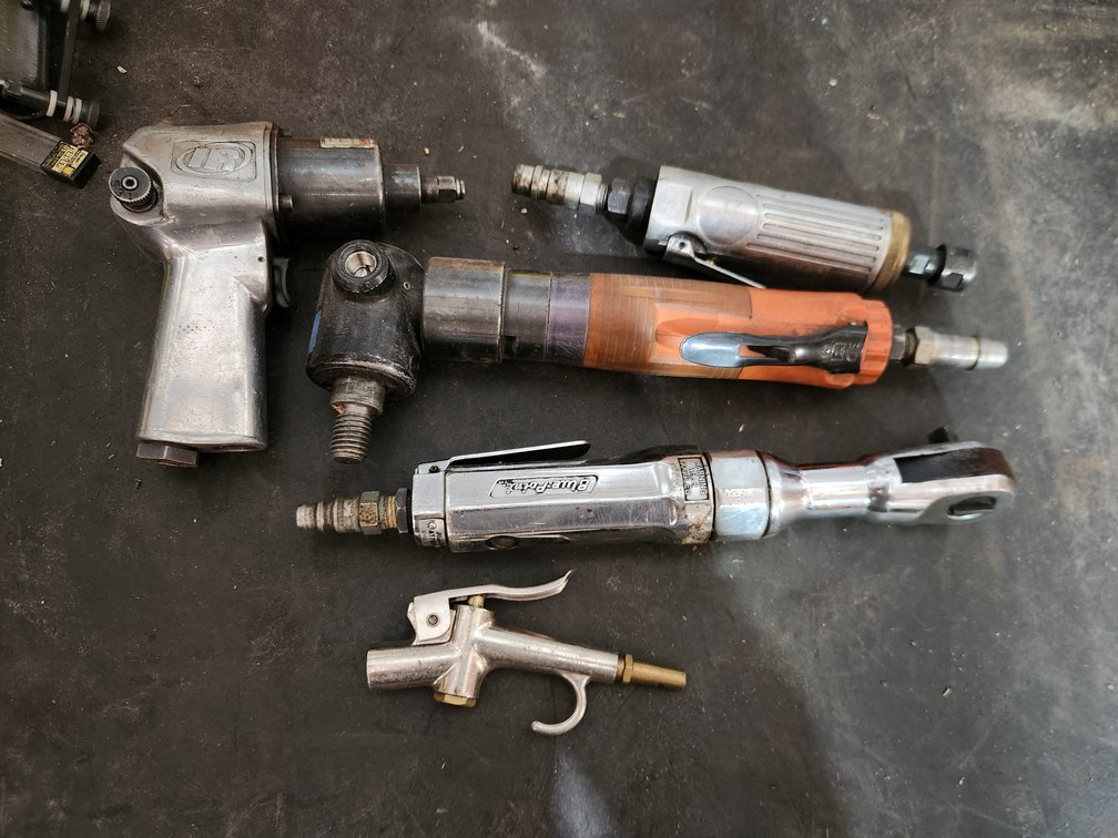 Lot of Pneumatic Tools