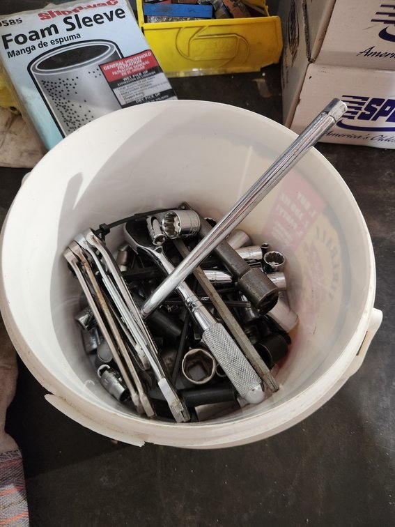 Lot of Sockets and Wrenches. Assortment of Sizes