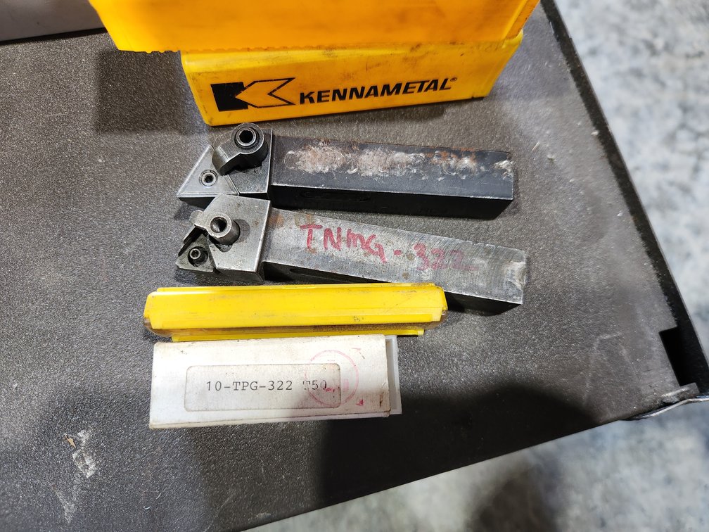 Kennametal Indexable Lathe w/ Carbide Inserts.