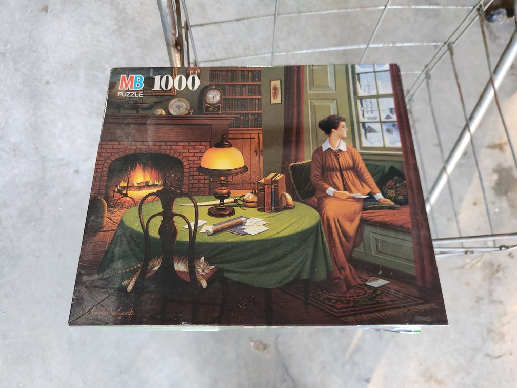 MB Puzzle 1000 Piece Puzzle. Unknown if Complete.