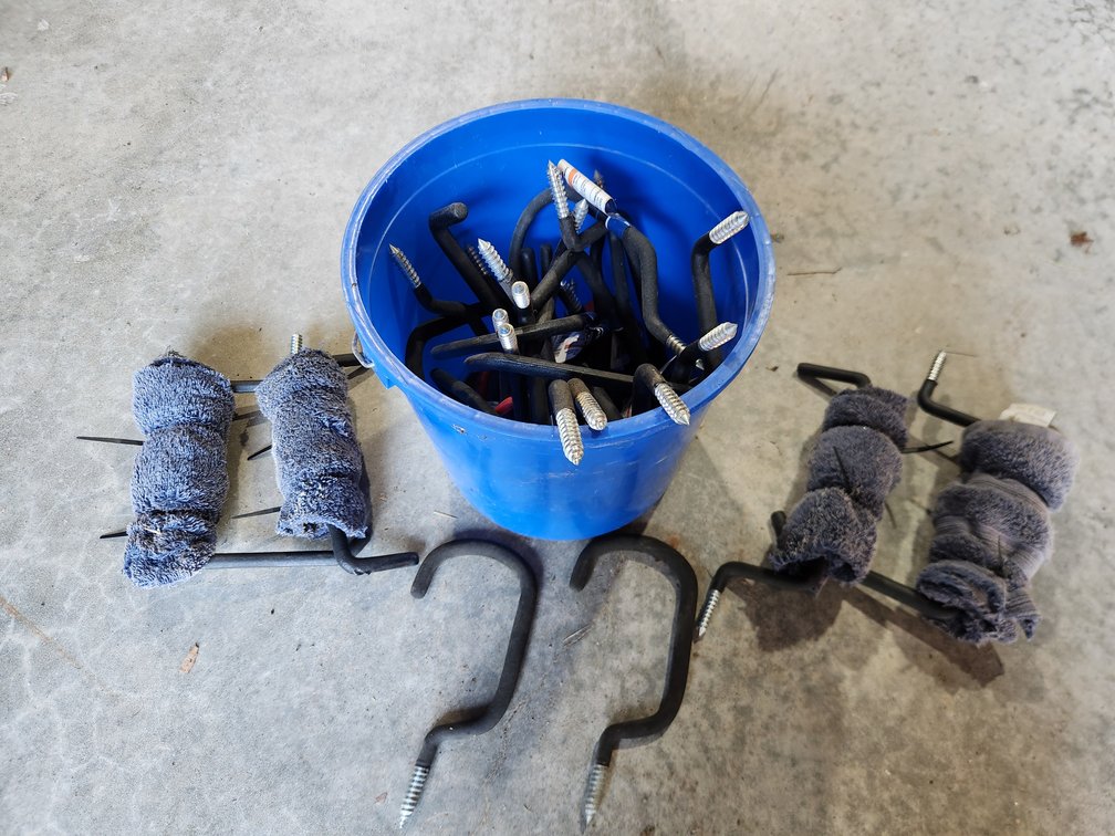 Lot of J-hooks