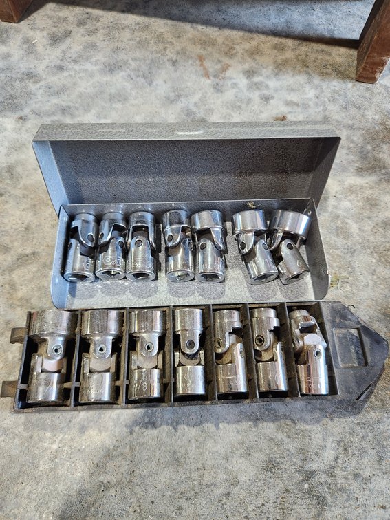 Set of Craftsman 3/8 inch Drive Universal Swivel Sockets