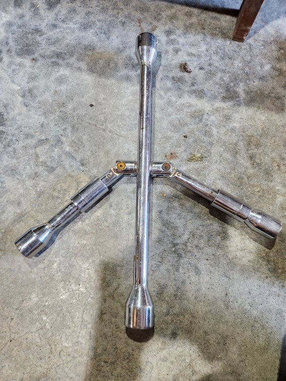 Small Set of Sockets with Lug Wrench