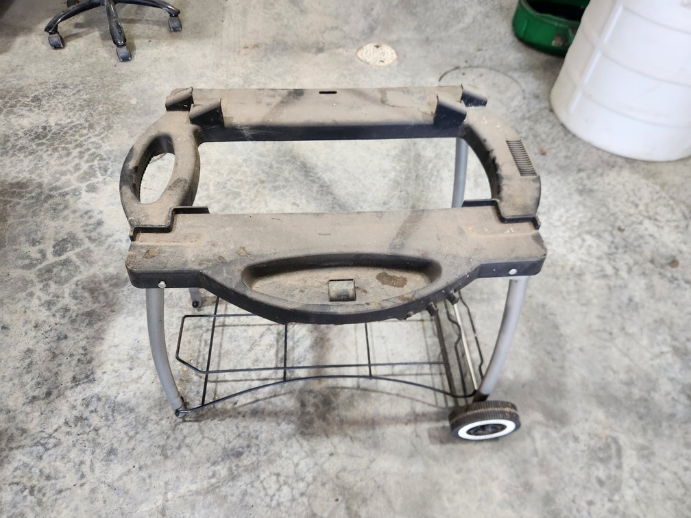 Foldable Weber Grill Cart