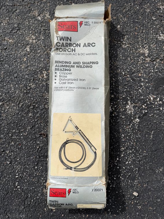 Sears twin carbon arc torch