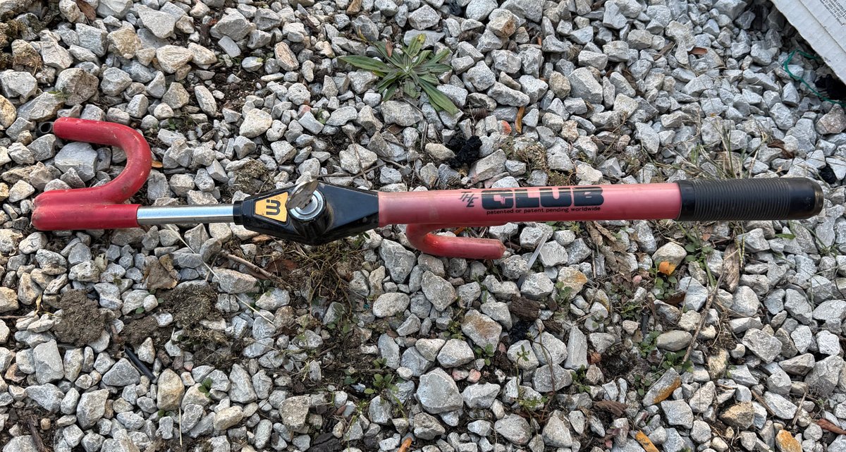 Steering wheel lock w/key