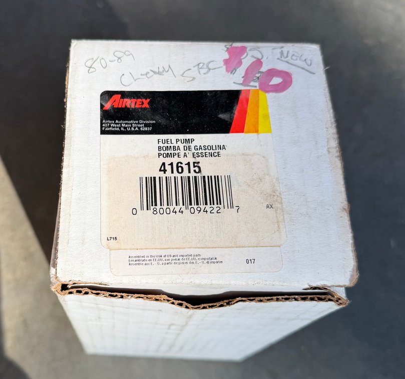 Small block fuel pump for Chevy