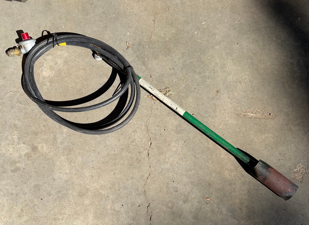 Propane powered torch