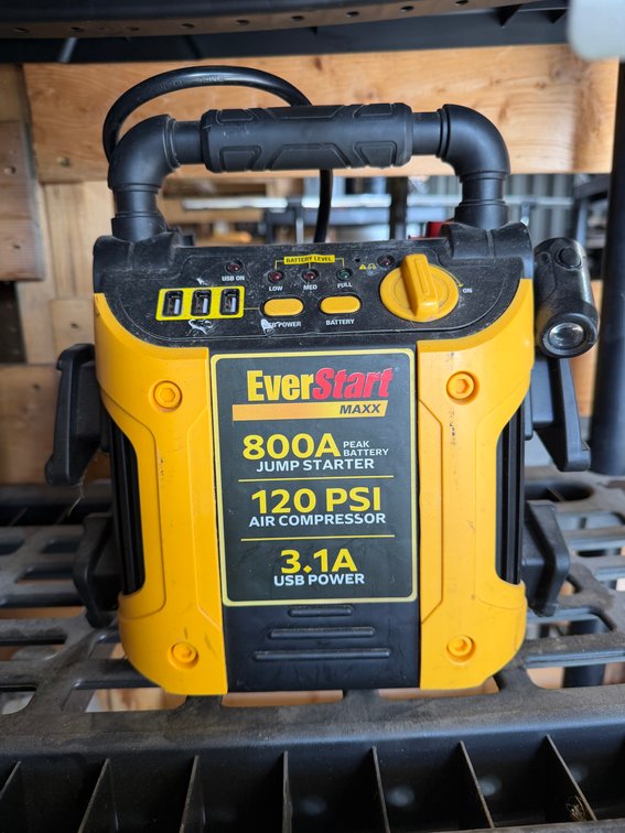 Battery jump start charger