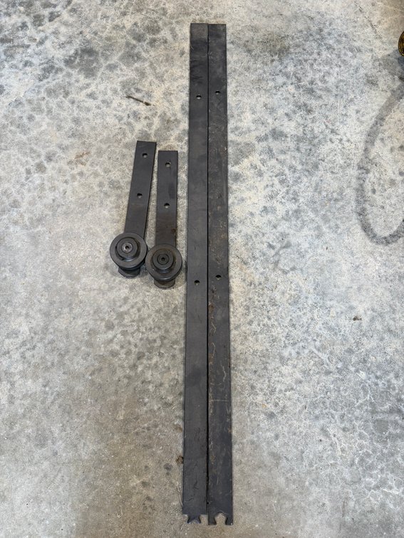 Barn door track kit