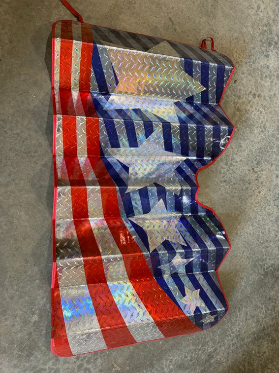 Windshield sun reflector