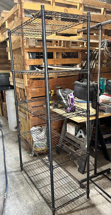 Black Commercial Kitchen Shelf - LOT B