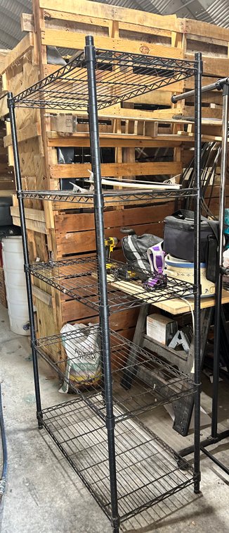 Black Commercial Kitchen Shelf - LOT A