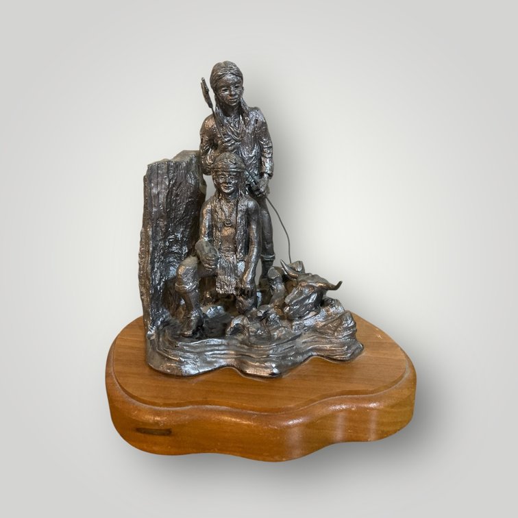 Pewter Limited Ed 8" "Barren Land" COA