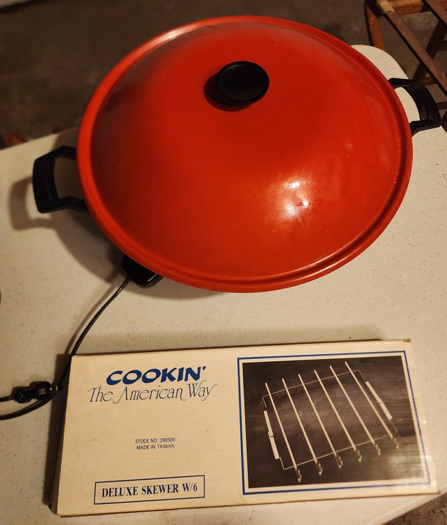 Working Meyer Wok and Skewer Set 