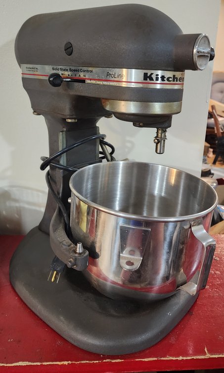 KitchenAid Stand Mixer with Attachments- Model KSM5, untested