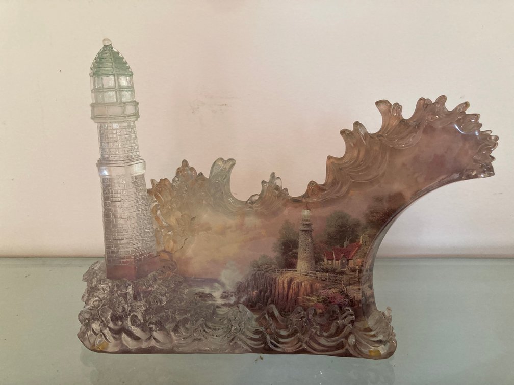 Lucite Thomas Kirkland "Conquering the Storm" #A9086