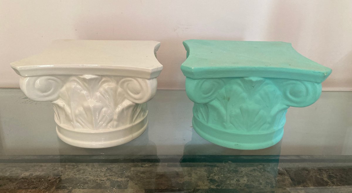 Two Pillar Plant Stands 8x8x5