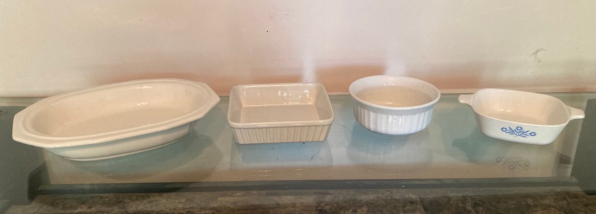 Lot of White Bakeware