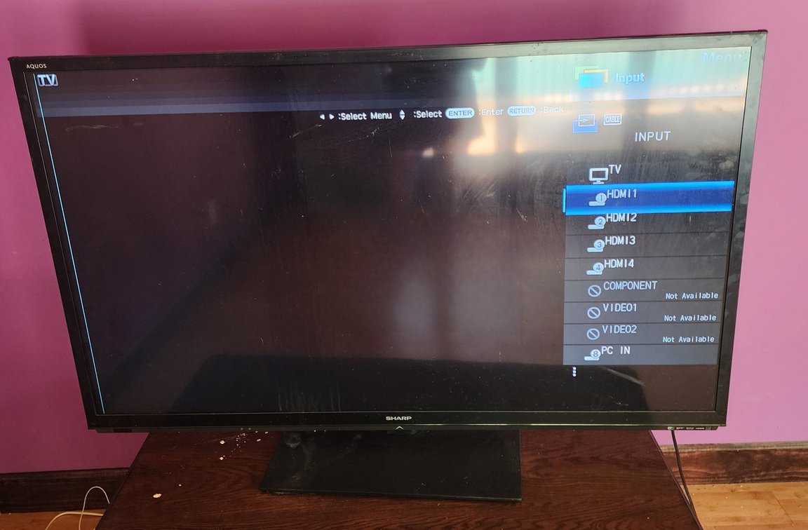 60" Sharp TV- Model LC-60LE745U