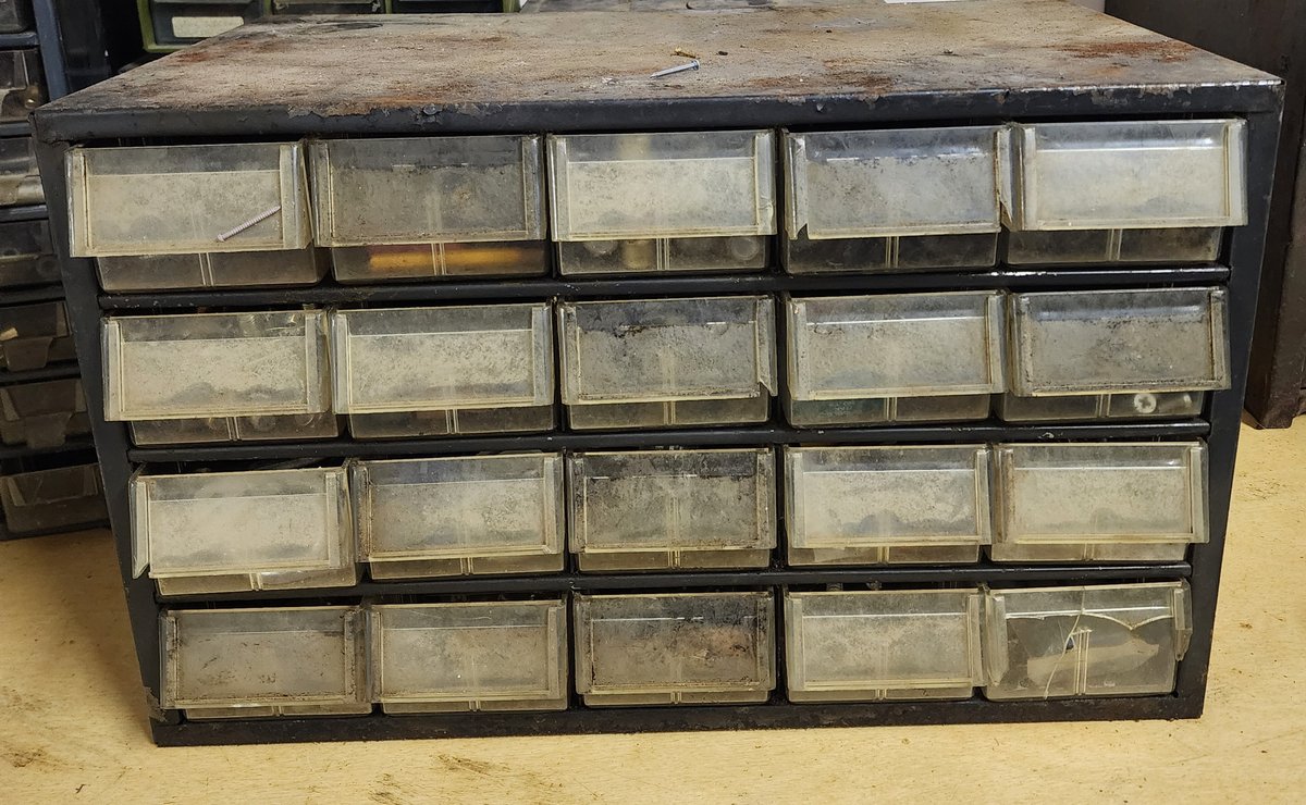 Vintage 20 Drawer Parts Cabinet