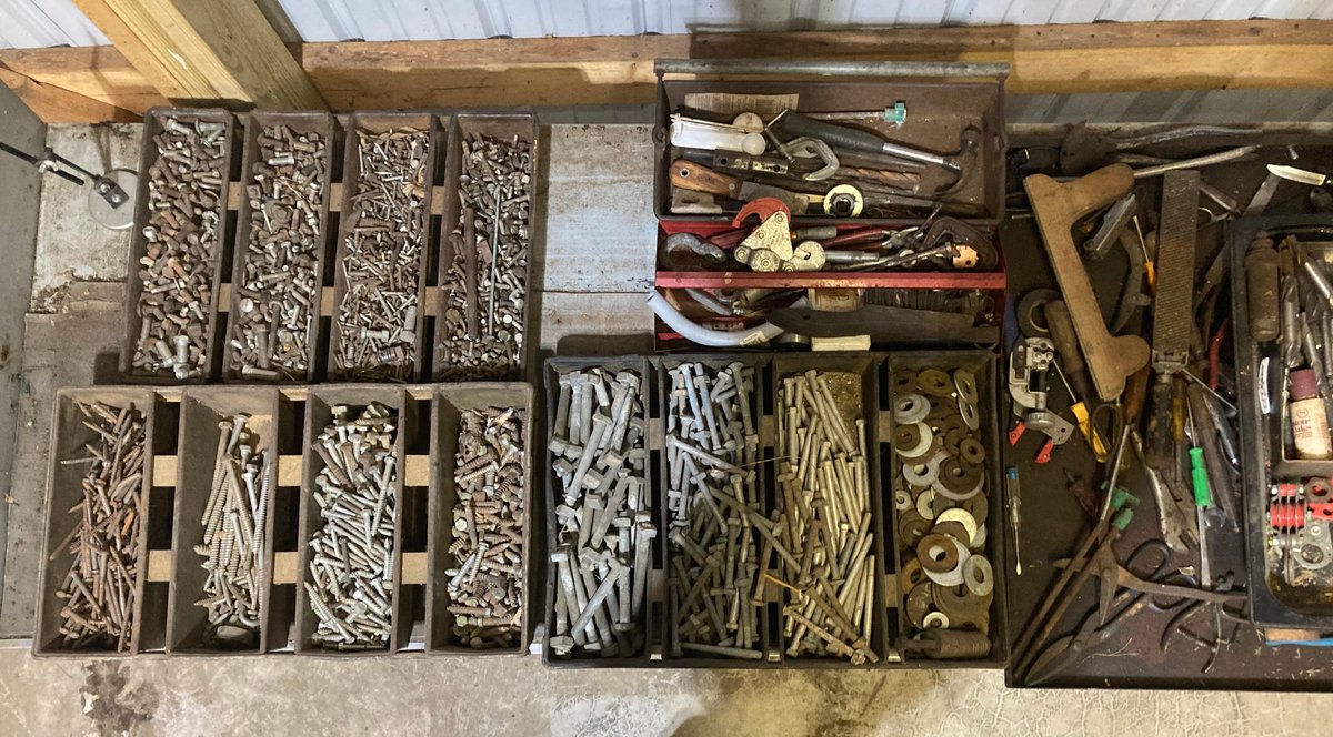 Large Lot of Mostly Bolts, Washers, Screws