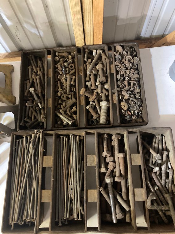 Lot of Bolts & Long Nails