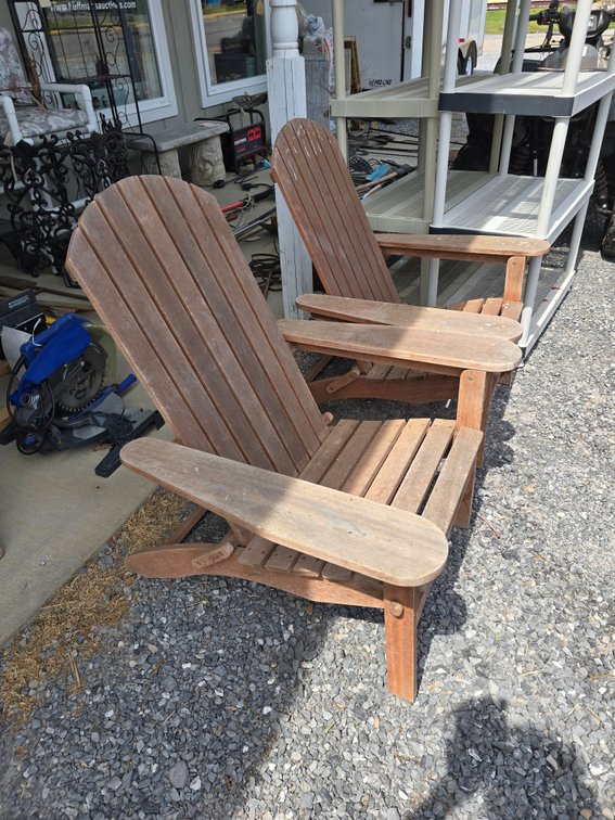 Folding anorondavk chairs