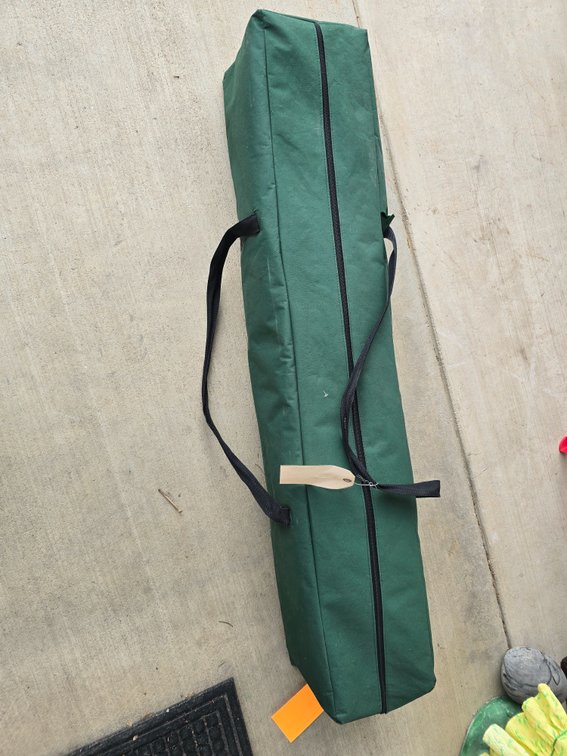 Like new, EZ canopy, in carry bag,