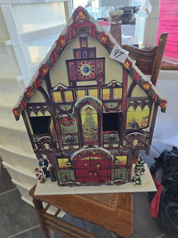 Wooden Advent calendar