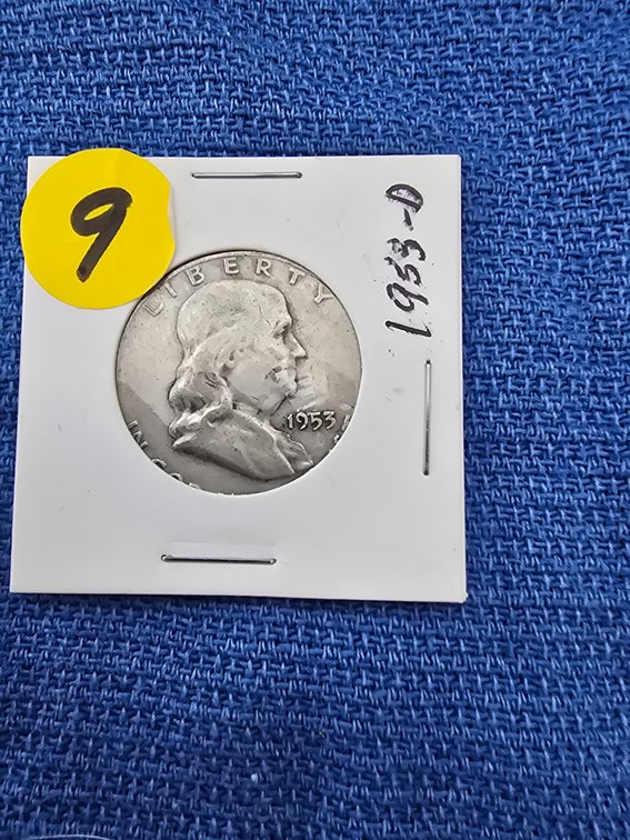 1953 D Franklin Half Dollar