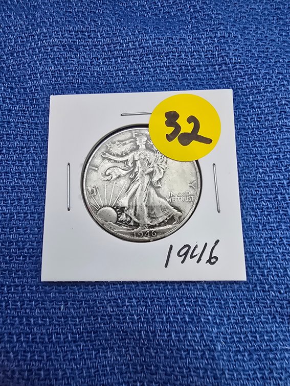 1946 Walking Liberty half dollar