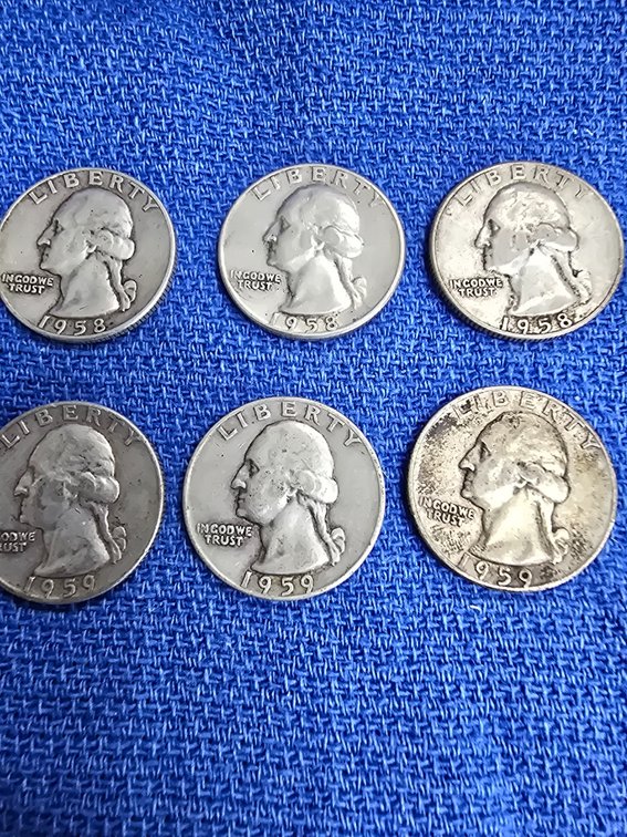 3-1958, 3- 1959 quarters