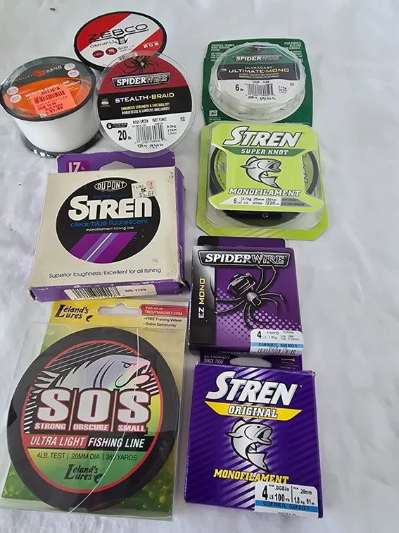Fishing supplies, some NIB